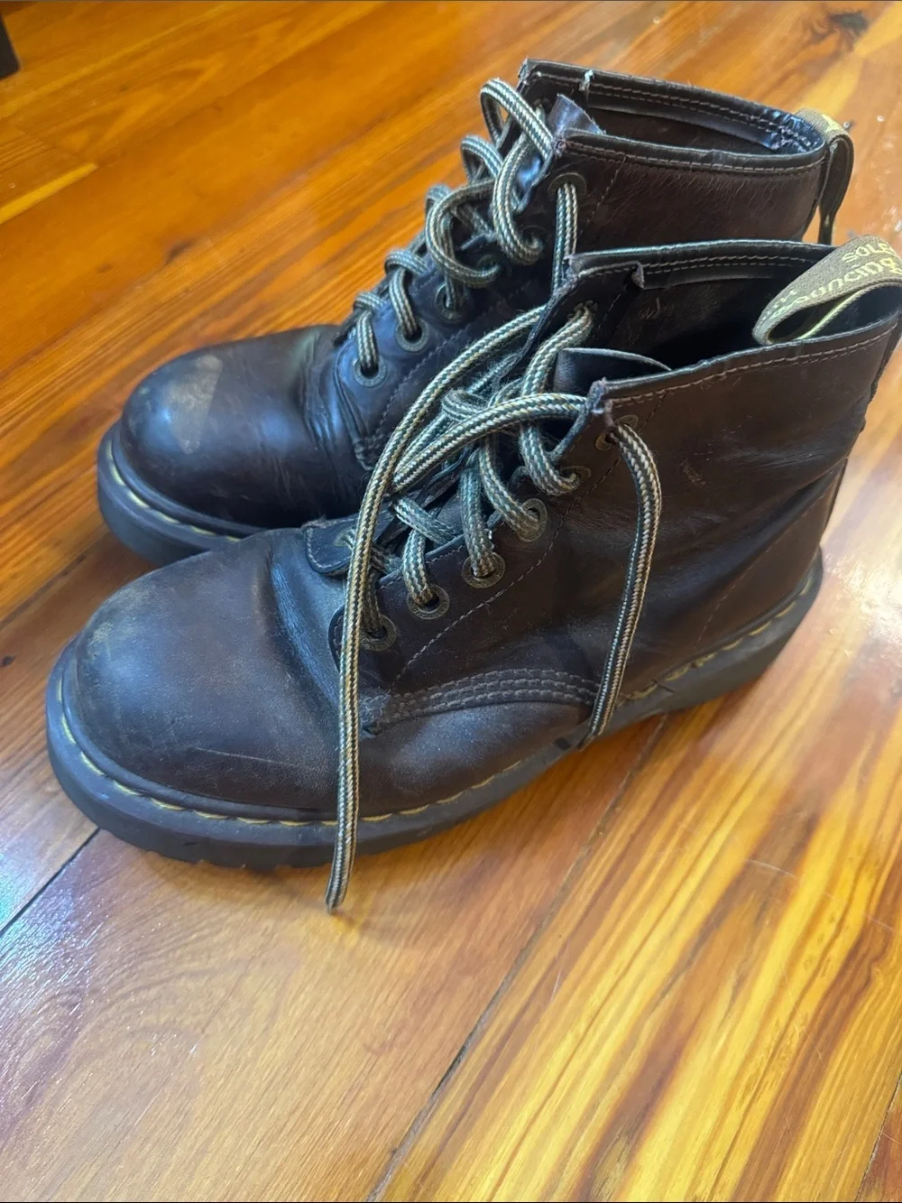 Dr. Martens Brown Leather Chukka Boots